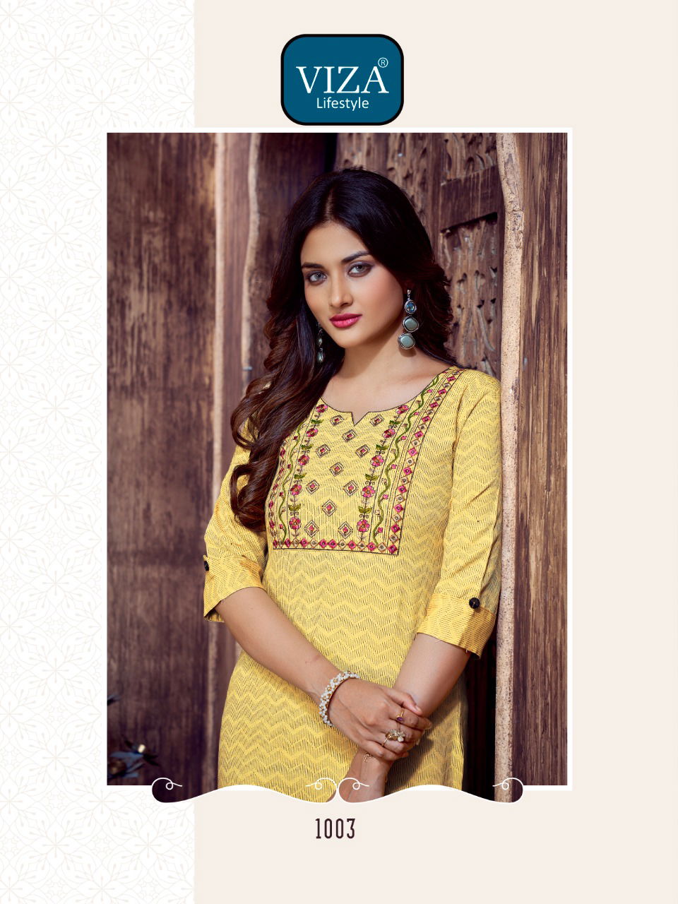 Viza lifestyle Princess Ethnic Wear Wholesale Cotton Kurtis Catalog